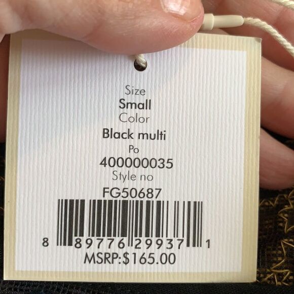 NWT Free Generation black boho blouse - Picture 7 of 9